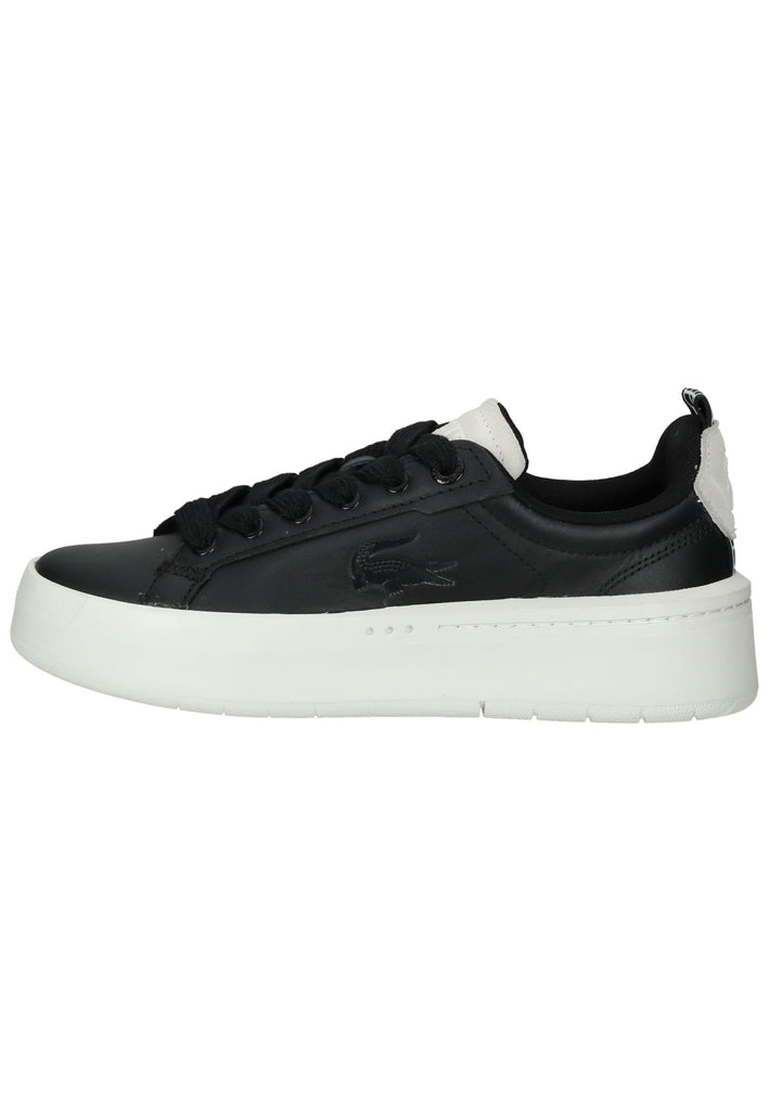 Lacoste Sneaker Leder Schwarz/Weiß - surf4shoes