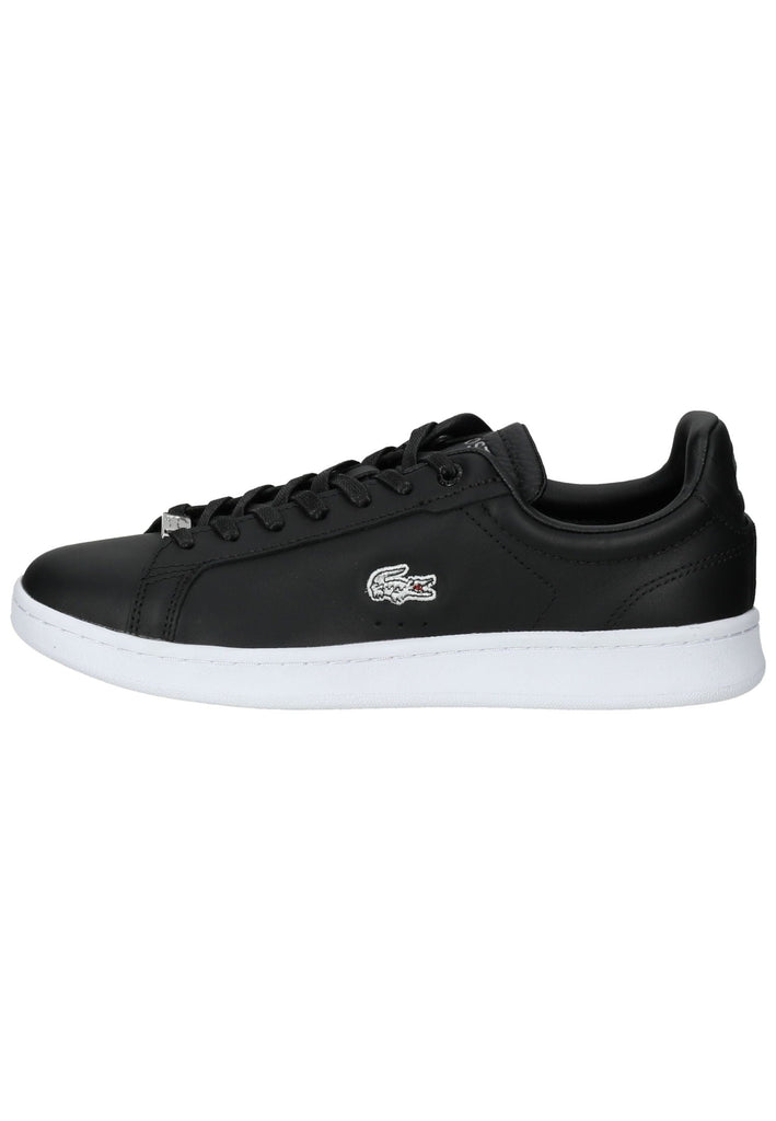 Lacoste Sneaker Leder/Textil Schwarz/Silber - surf4shoes