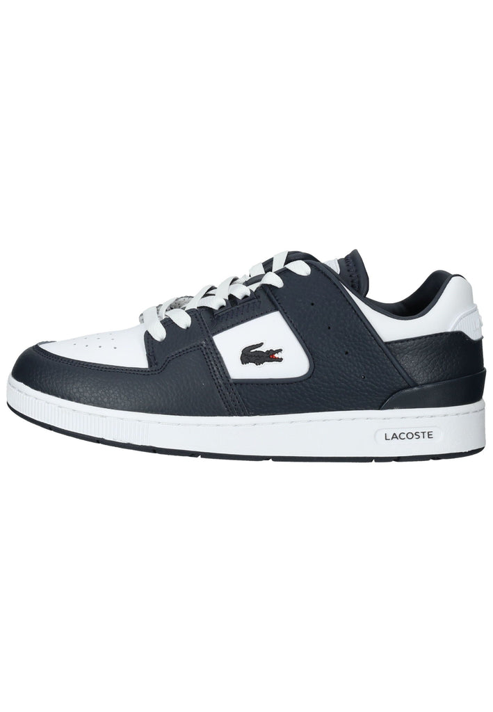 Lacoste Sneaker Leder/Textil Weiß/Blau - surf4shoes