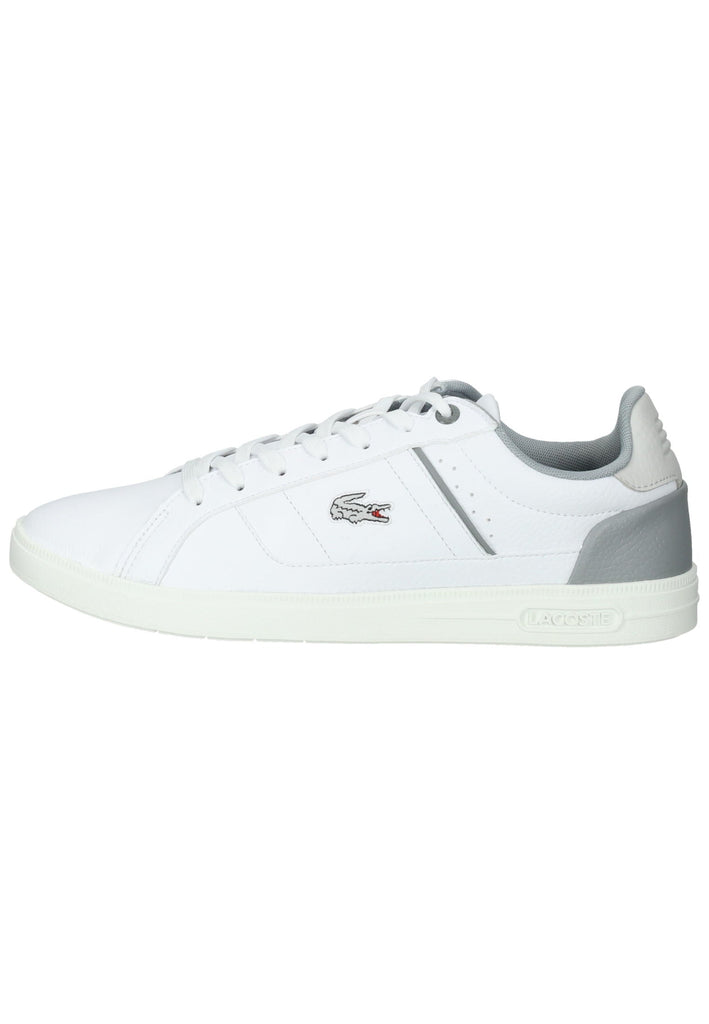 Lacoste Sneaker Leder/Textil Weiß/Grau - surf4shoes