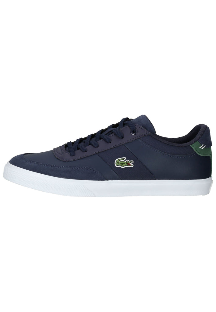 Lacoste Sneaker Leder/Textil Blau/Grün - surf4shoes