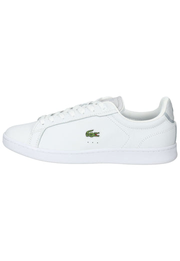 Lacoste Sneaker Leder/Textil Weiß/Grau - surf4shoes
