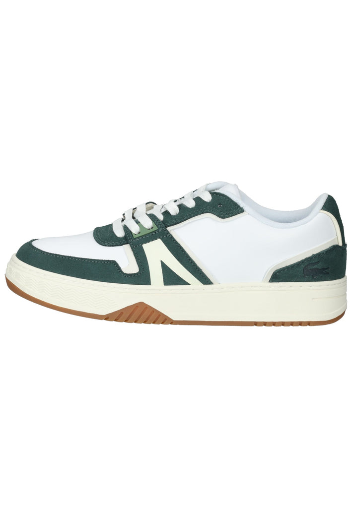 Lacoste Sneaker Leder Weiß/Grün - surf4shoes