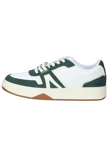 Lacoste Sneaker Leder Weiß/Grün - surf4shoes