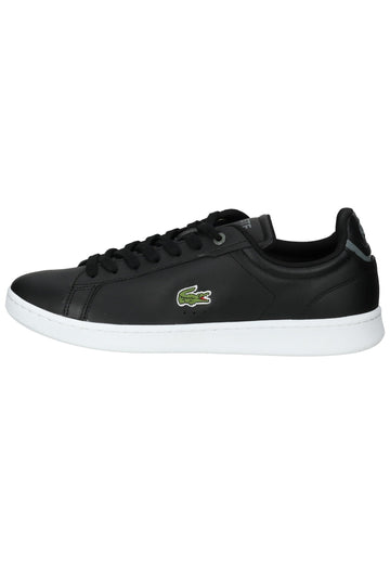 Lacoste Sneaker Leder/Textil Schwarz/Weiß - surf4shoes