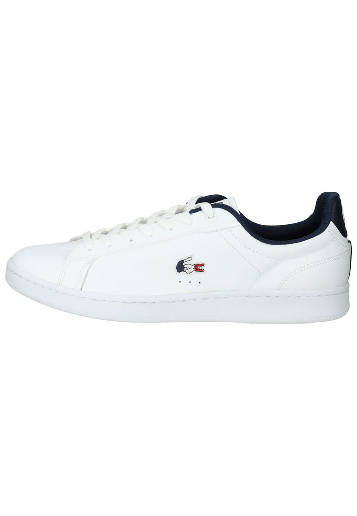 Lacoste Sneaker Leder/Textil Weiß/Blau - surf4shoes