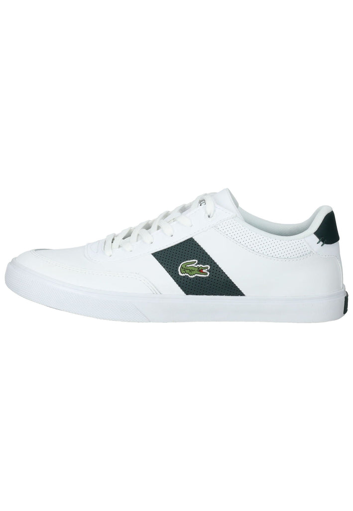 Lacoste Sneaker Leder/Textil Weiß/Grün - surf4shoes