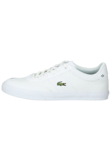 Lacoste Sneaker Leder/Textil Weiß - surf4shoes