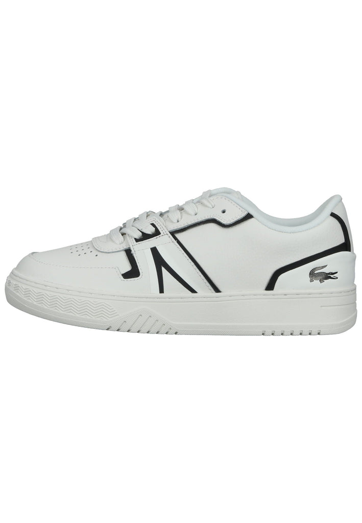 Lacoste Sneaker Leder/Textil Weiß/Schwarz - surf4shoes