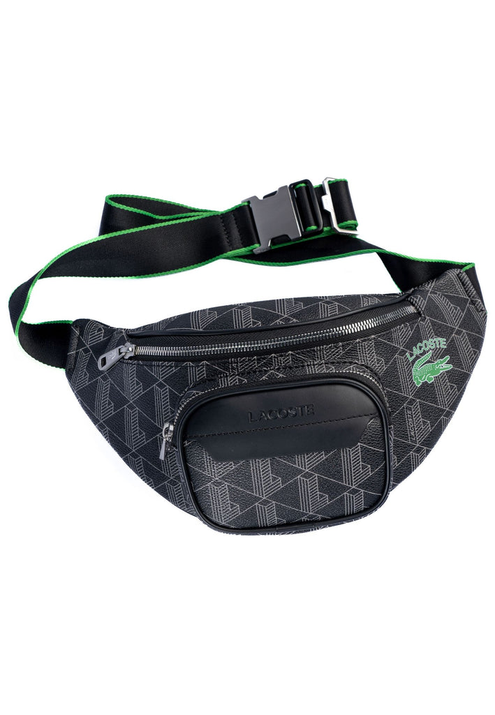Lacoste Taschen Textil Schwarz/Grau - surf4shoes