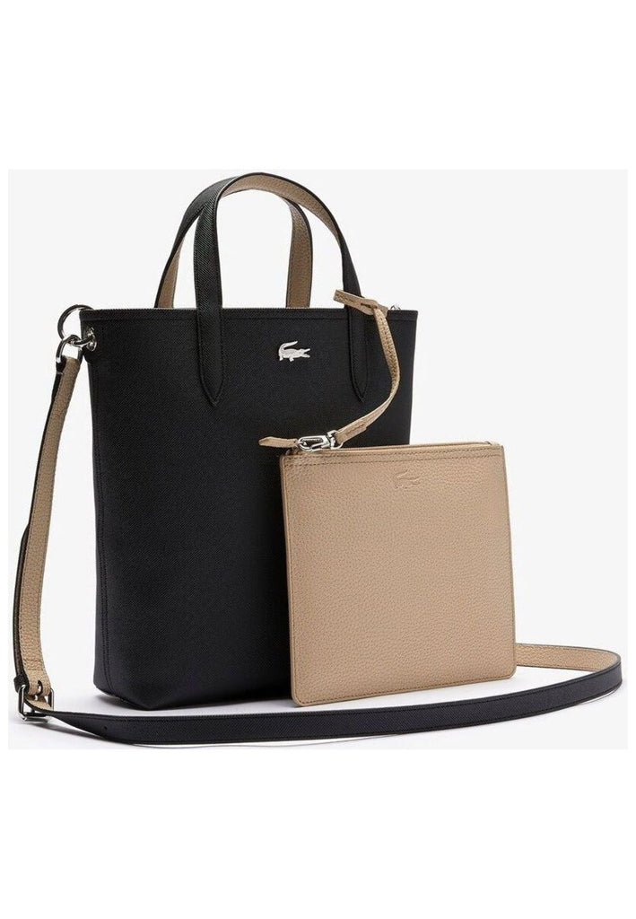 Lacoste Taschen Textil Schwarz/Beige - surf4shoes