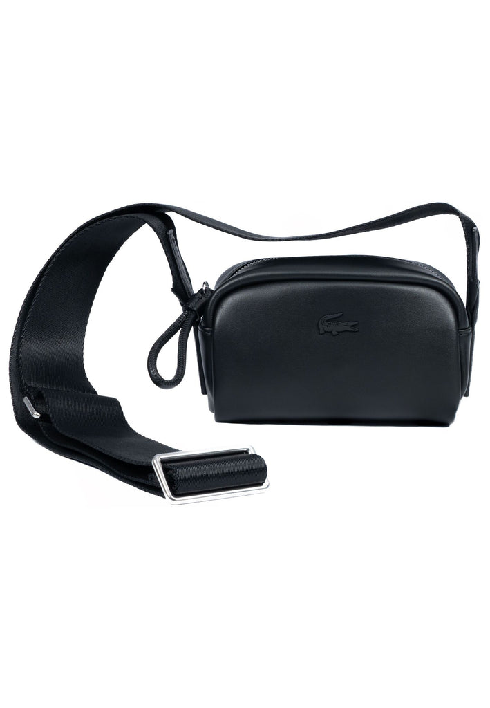 Lacoste Taschen Leder Schwarz - surf4shoes
