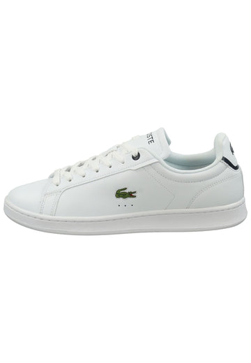 Lacoste Sneaker Leder/Textil Weiß/Navy - surf4shoes