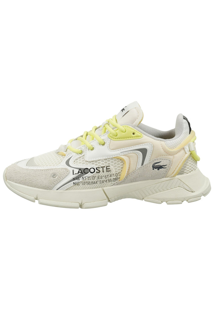 Lacoste Sneaker Lederimitat/Textil Weiß/Grün - surf4shoes