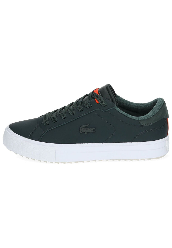 Lacoste Sneaker Leder Dunkelgrün - surf4shoes