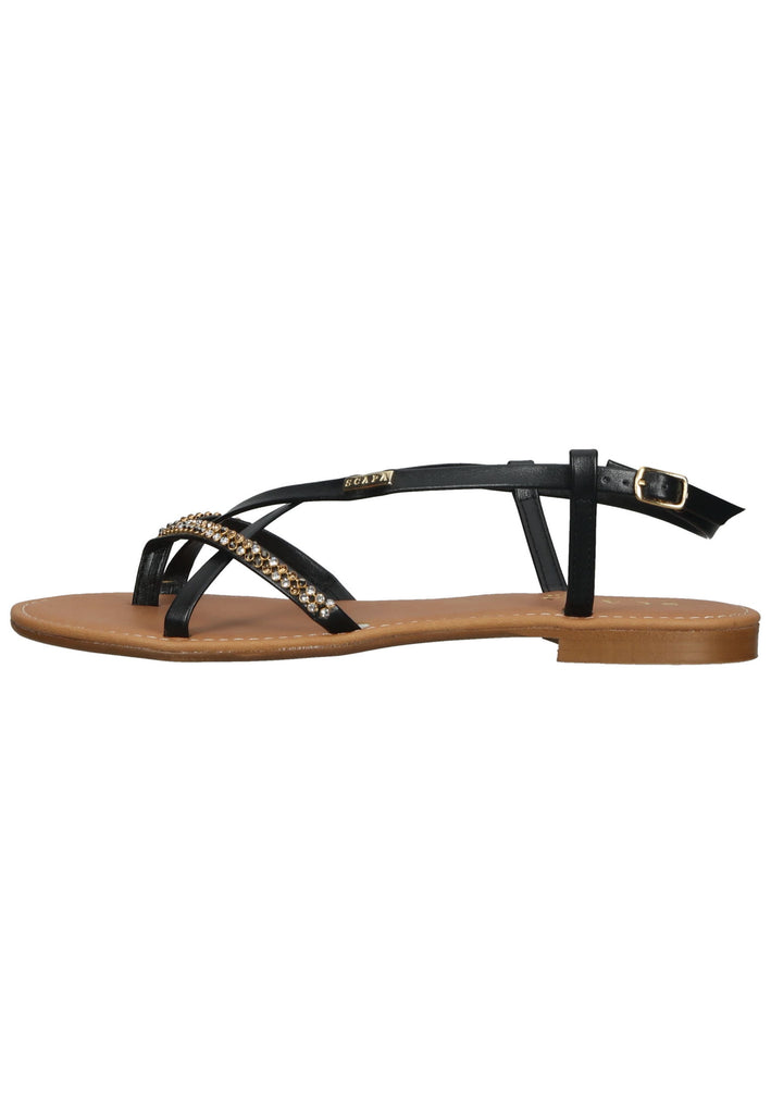 Scapa Sandalen Leder Schwarz - surf4shoes