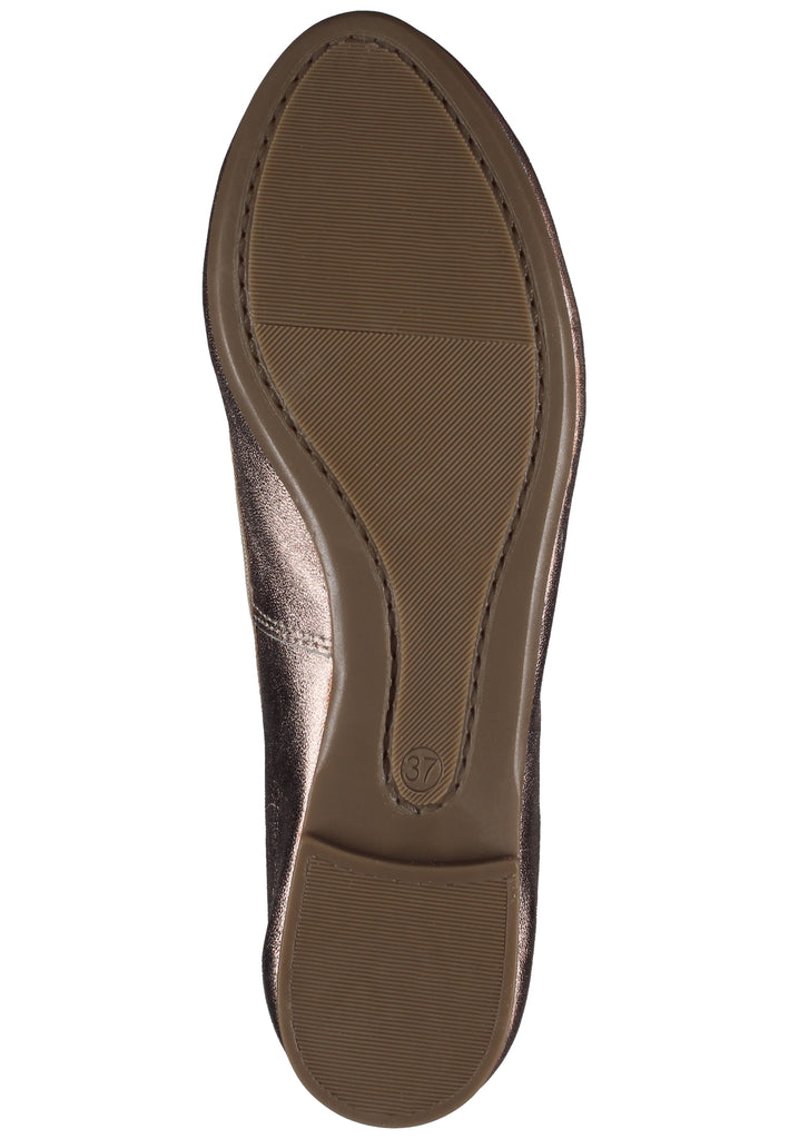 Scapa Ballerinas Leder Beige - surf4shoes