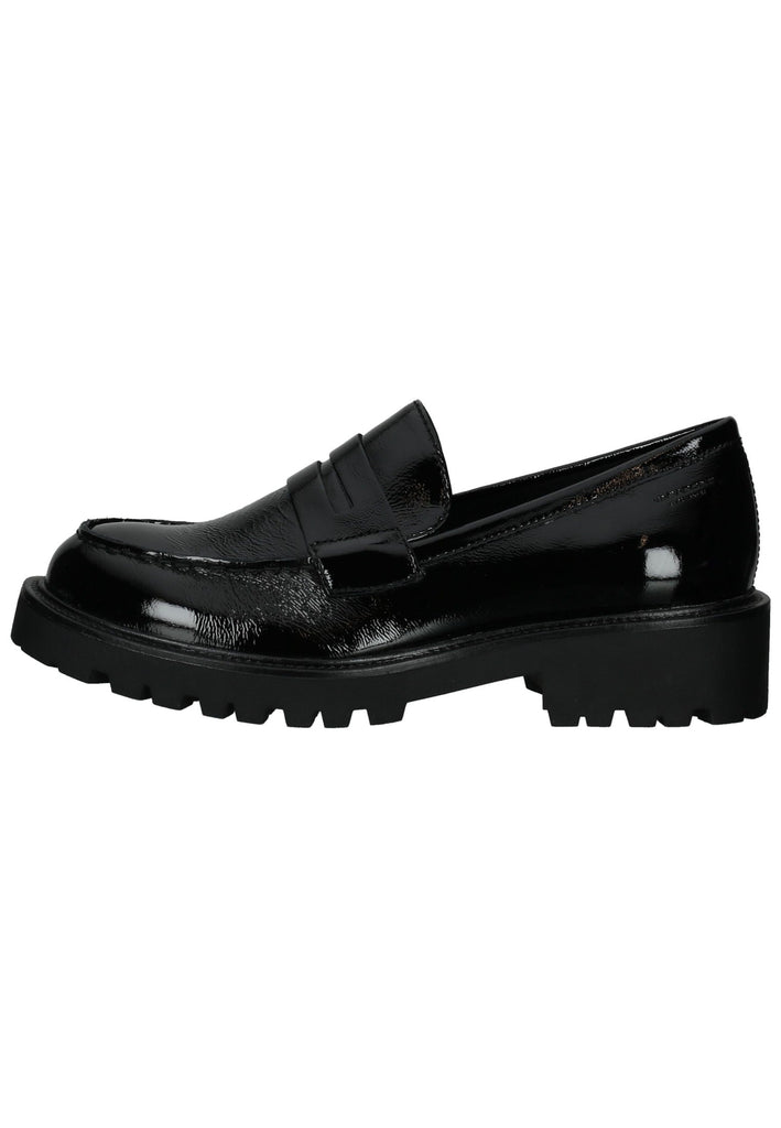 Vagabond Slipper Leder Schwarz - surf4shoes