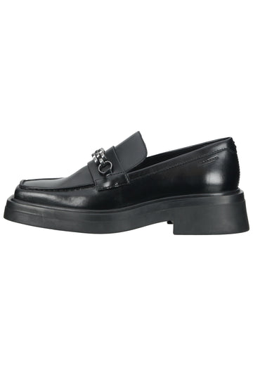 Vagabond Slipper Leder Schwarz - surf4shoes