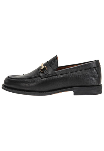 Inuovo Slipper Leder Schwarz - surf4shoes