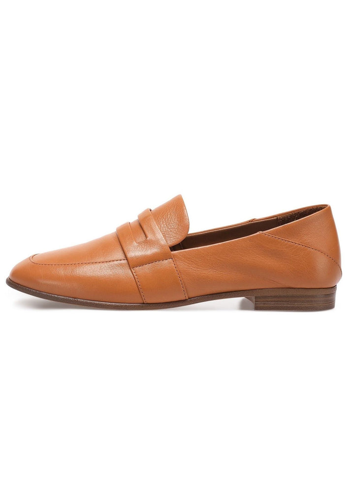 Inuovo Slipper Leder Mittelbraun - surf4shoes