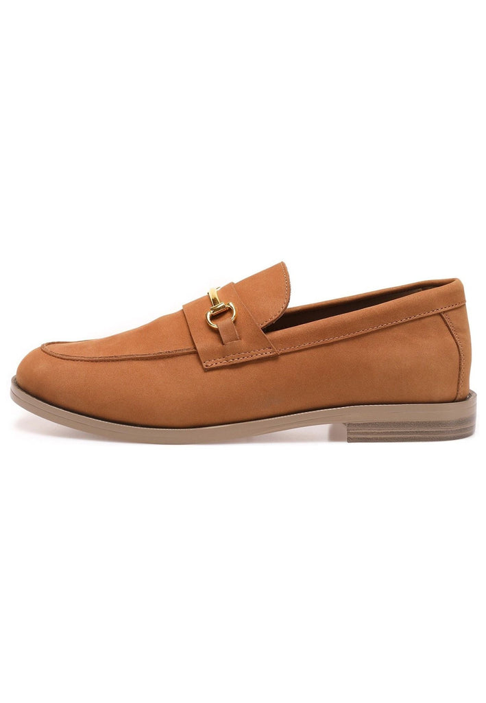 Inuovo Slipper Leder Mittelbraun - surf4shoes