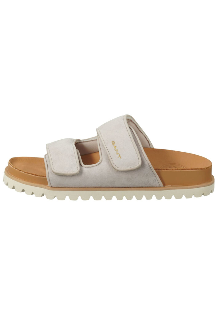 GANT Pantoletten Leder Beige - surf4shoes
