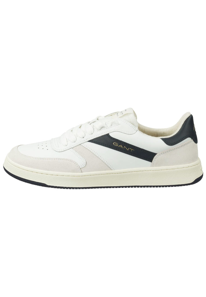 GANT Sneaker Leder Weiß/Blau - surf4shoes