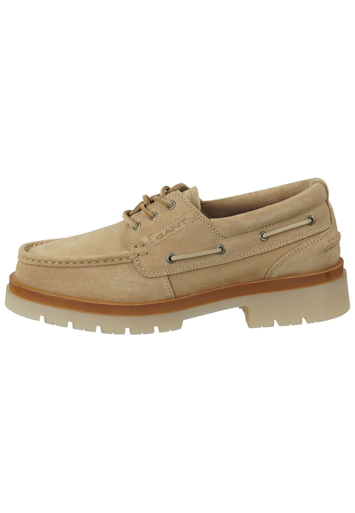 GANT Halbschuhe Veloursleder Beige - surf4shoes