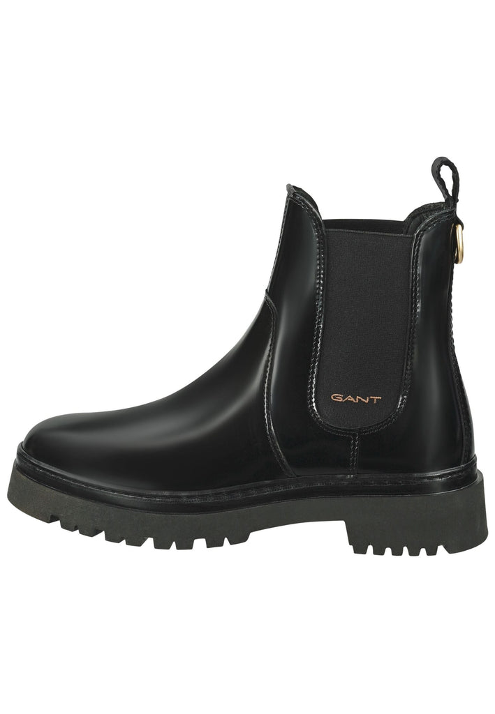 GANT Stiefelette Leder/Textil Schwarz - surf4shoes