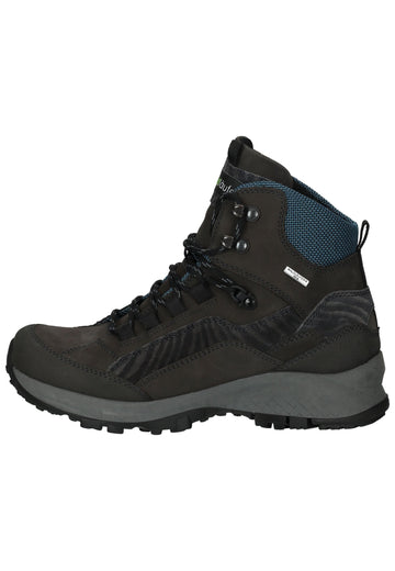 Waldläufer Wanderschuhe Leder/Textil Blau - surf4shoes