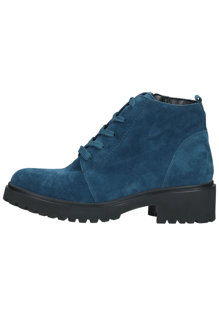 Waldläufer Stiefelette Leder Blau Warmfutter - surf4shoes