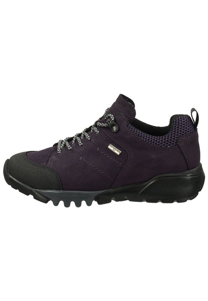 Waldläufer Wanderschuhe Leder/Textil Lila - surf4shoes