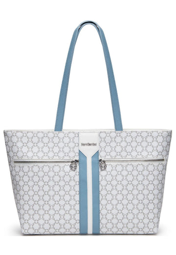 Nero Giardini Taschen Lederimitat Weiß/Blau - surf4shoes