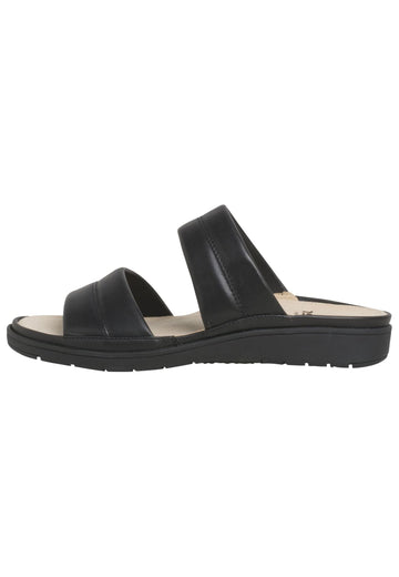 Ganter Pantoletten Leder Schwarz - surf4shoes