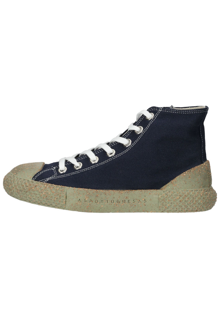 ASPORTUGUESAS Sneaker Naturfaser Navy - surf4shoes
