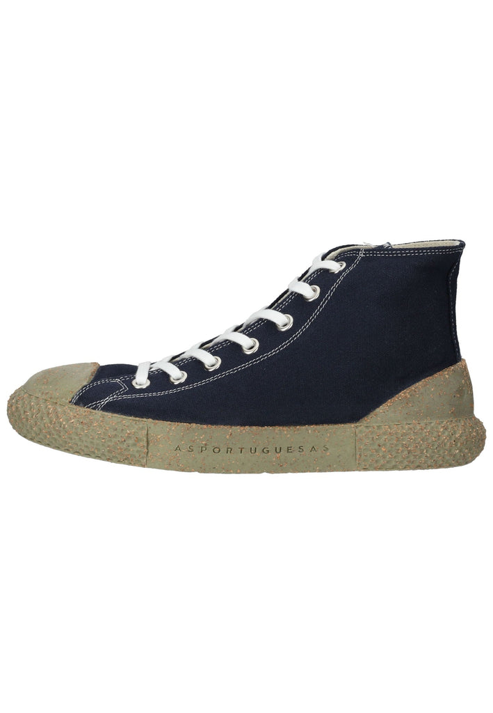 ASPORTUGUESAS Sneaker Naturfaser Navy - surf4shoes