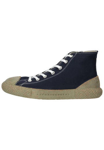 ASPORTUGUESAS Sneaker Naturfaser Navy - surf4shoes