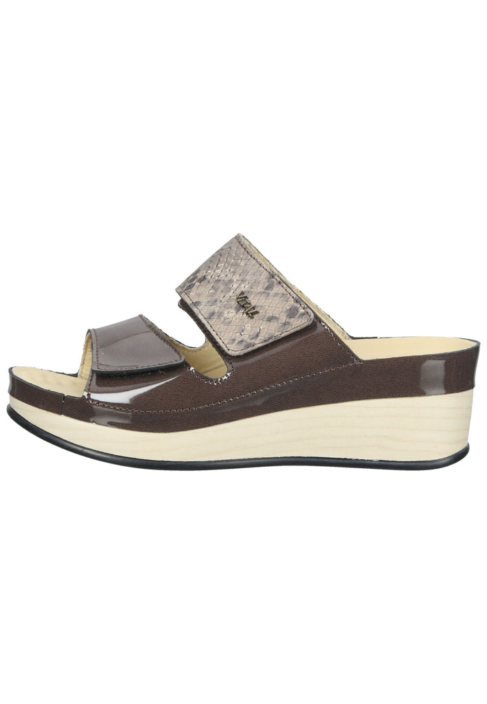 Vital Pantoletten Leder Taupe - surf4shoes