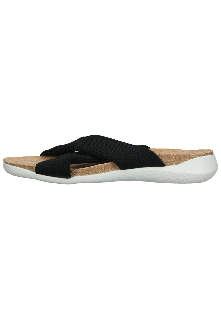 ARCOPEDICO Pantoletten Textil Schwarz - surf4shoes