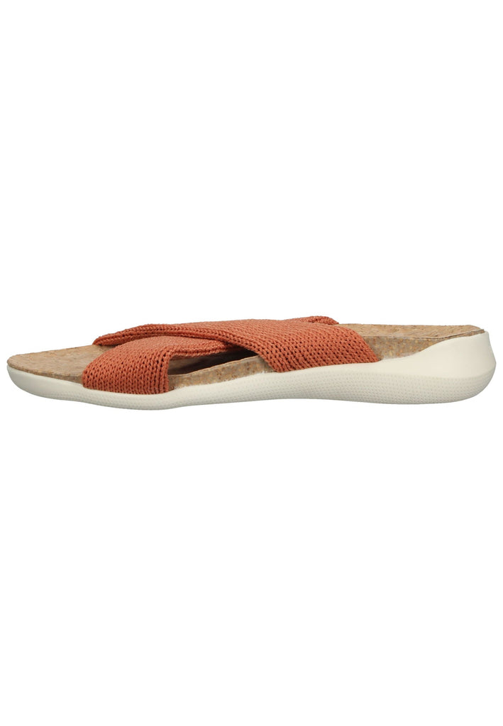 ARCOPEDICO Pantoletten Textil Terracota - surf4shoes