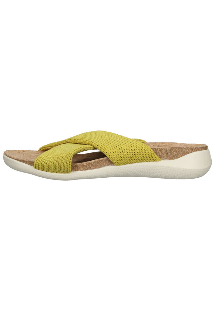 ARCOPEDICO Pantoletten Textil Senf - surf4shoes