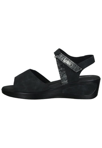 ARCOPEDICO Sandalen Textil Black - surf4shoes