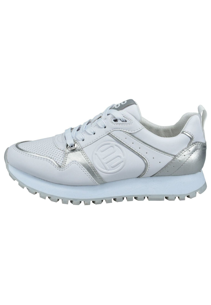 Bagatt Sneaker Nappaleder Weiß/Silber - surf4shoes