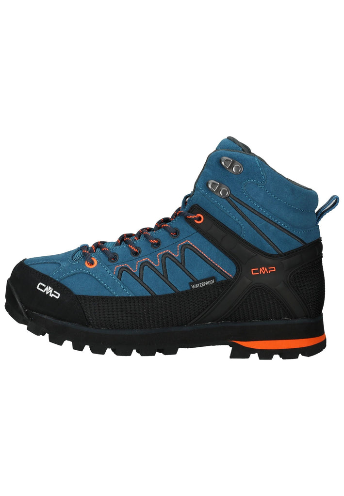 CMP Wanderschuhe Veloursleder/Textil Blau/Orange - surf4shoes