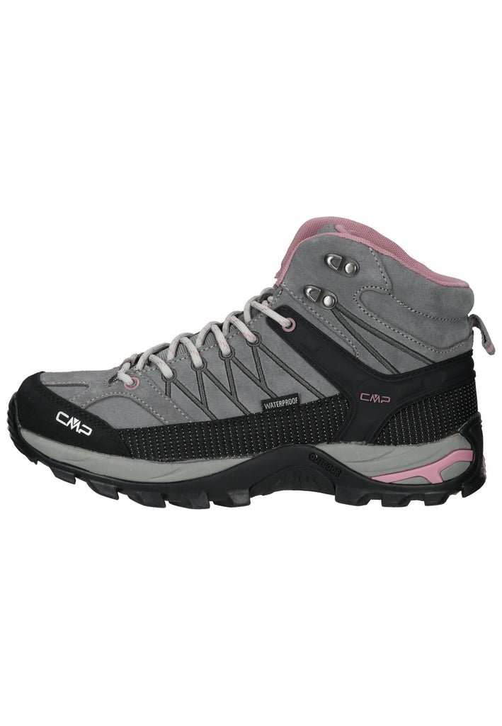 CMP Wanderschuhe Veloursleder/Textil Grau/Rosa - surf4shoes