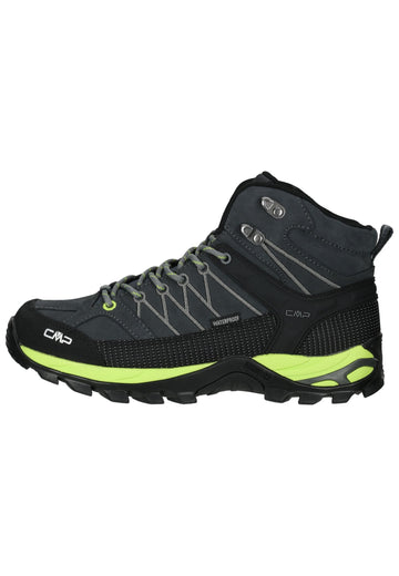 CMP Wanderschuhe Veloursleder/Textil Grau/Grün - surf4shoes