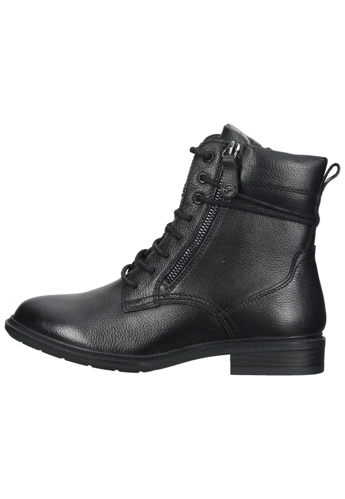 Tamaris Comfort Stiefelette Leder Schwarz Warmfutter - surf4shoes
