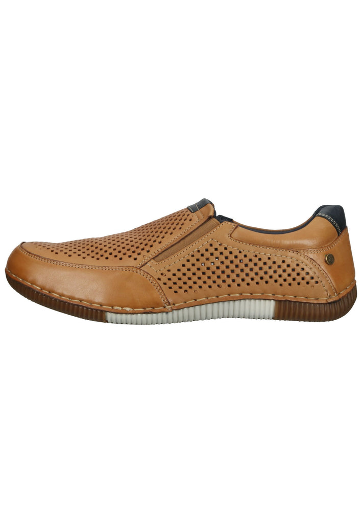 Hush Puppies Slipper Leder Cognac - surf4shoes