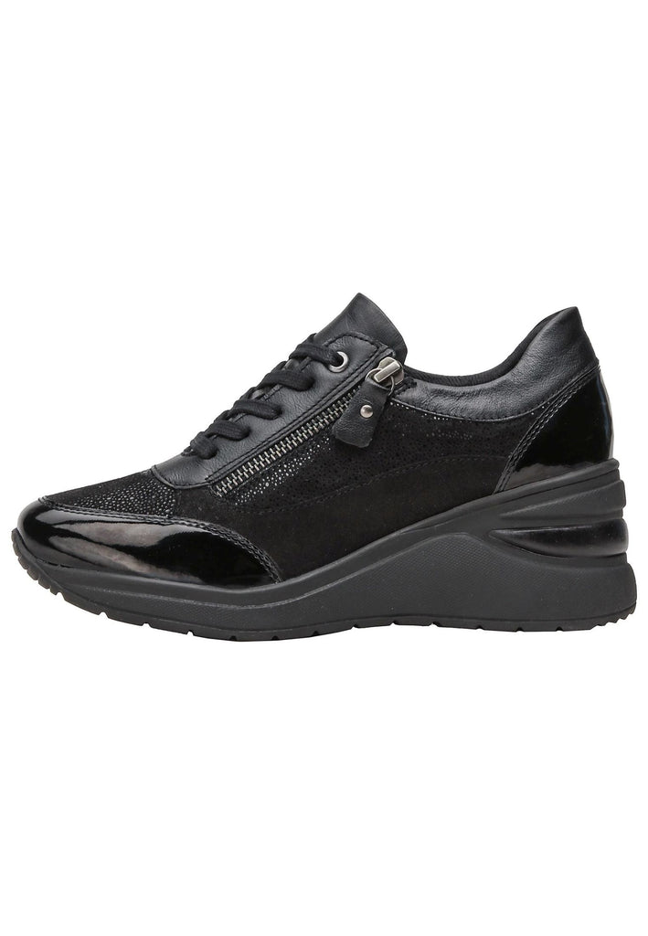 LASOCKI Sneaker Leder Schwarz - surf4shoes